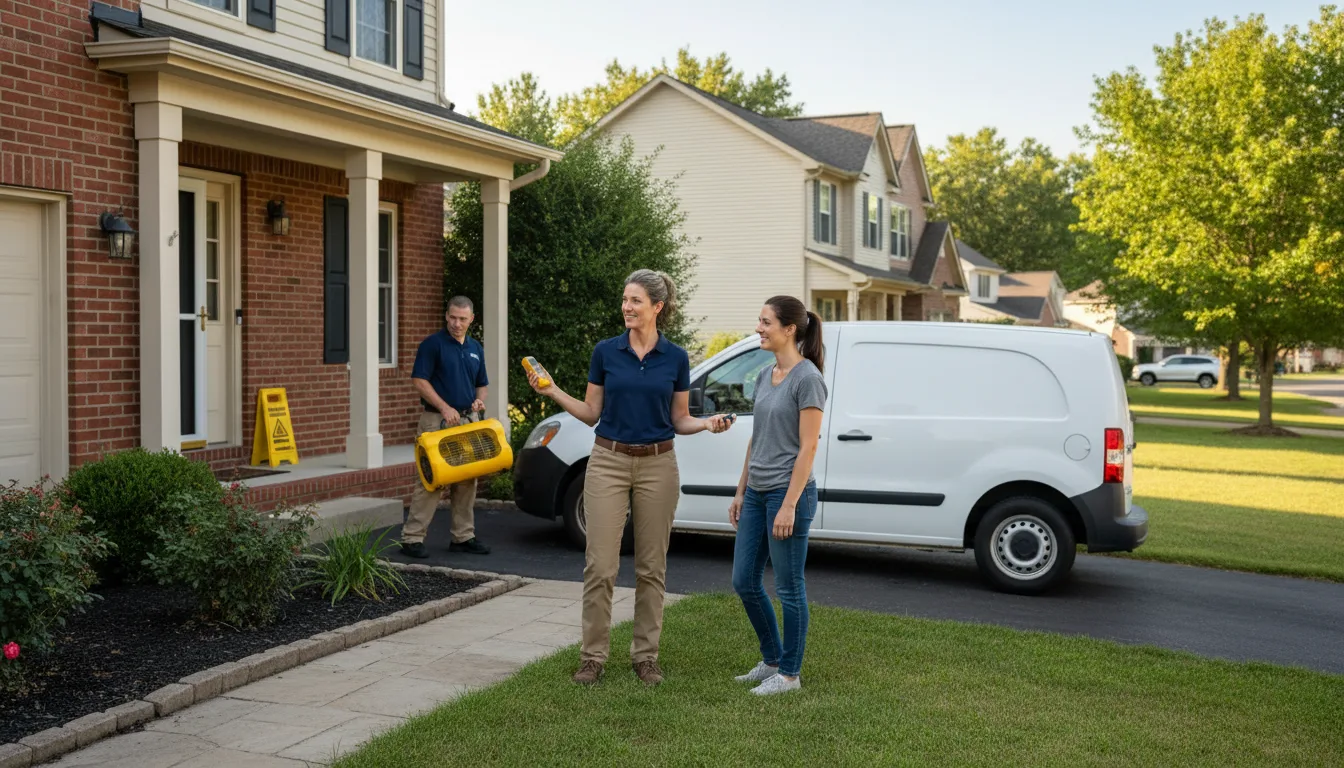 Water restoration image for Home Water Damage Repair in Mount Sherman, KY